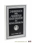 Hoffmann, Friedrich / Götz von Selle (eds.). - Jahrbuch der Albertus - Universität zu Königsberg/ pr. 1993, Band XXVIII.