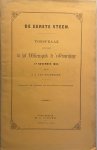 Oosterzee, J.J. van. - [History The Hague 1863] De eerste steen. Toespraak gehouden in het Willemspark te 's Gravenhage 17 November 1863, 20 pp.