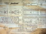 Rotterdamsche Lloyd - Deckplan D.S. Mailstoomschip Insulinde