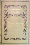 Concertgebouworkest: - [Concertgebouw Amsterdam. Programma 1903/04] Naamlooze Vennootschap "Het Concertgebouw". Geïllustreerd programma (vierde serie) der concerten van 30 september 1903 tot 14 april 1904