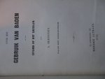 Bernstein, A. - OVER HET GEBRUIK VAN BADEN en hun invloed op het ligchaam