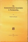 Liefmann, R - Die Kommunistischen Gemeinden in Nordamerika