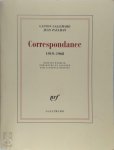 Gaston Gallimard, Jean Paulhan - Correspondance 1919-1968