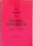 Allison. A.N. (compiler) - An Index to Model Engineer 1975-1992 Allison. A.N. (compiler) - An Index to Model Engineer 1975-1992