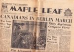 Canada - The Maple Leaf May 19 1945 London, volume 1. no. 1