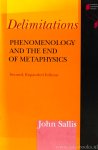 SALLIS, J. - Delimitations. Phenomenology and the end of metaphysics.