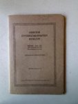 red. (Arbeids Overeenkomsten Besluit) - Arbeidsovereenkomstenbesluit. Besluit van den 3den augustus 1931 staatsblad no.354. Officieuze uitgave.