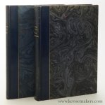 Catalogue / BELINAC: - Catalogue de la Bibliothèque de feu Mr Albert Bélinac. Première Partie: Très Beaux Livres Modernes recouverts de Superbes Reliures d'Art. Exemplaires uniques enrichis d'Aquarelles originales. Texte & Album des Reliures [ 2 volumes ].