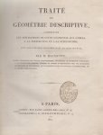 Jean Nicolas Pierre Hachette 227065 - Traité de géométrie descriptive, comprenant les applications de cette géométrie aux ombres, à la perspective et à la stéréotomie