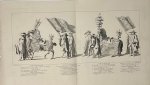 Jan Punt (1711-1779) after Pieter Jan van Cuyck (1720-1787) - Antique print, etching and engraving | Lijkstatie van Willem IV (1752) [plates 20-22], published 1753, 3 pp.