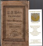 Gellert, C. F. - C. F. Gellert's Fabelen en vertelsels, in Nederduitsche verzen gevolgd. Nieuwe uitgave