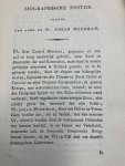 MOLLERUS, ANNA CORNELIA, - Biographische notitie omtrent den heer en Mr. Johan Meerman.