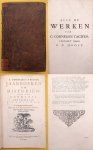 TACITUS, PUBLIUS CORNELIUS. & HOOFT, P.C. - Jaarboeken en Historien, ook zyn Germanië, en 't Leeven van J.Agricola. In 't Hollandtfch vertaalt door den Heer, PIETER CORNELISZOON HOOFT, Ridder van St. Michiel Droffaardt van Muiden, en Baljuw van Goylandt