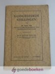Brahe, Jan Jacob - Godgeleerde stellingen --- Over de leer der rechtvaardigmaking des zondaars voor God