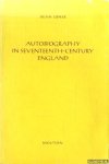 Ebner, Dean - Autobiography in Seventeenth-Century England