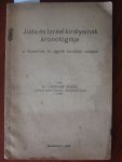 Lowinger, Dr. Samuel - Juda es Izrael kiralyainak kronologiaja