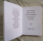 Bresson, Robert . Clezio, j.m.g. le (intr.) - Notes on the Cinematographer