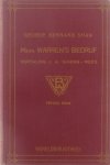 Bernard Shaw Josine A Simons-Mees L Simons - Wereldbibliotheek, no. 91.: Mevr. Warren's bedrijf