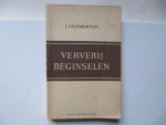 J. Nunnikhoven - Ververij Beginselen (en onderwerpen die daarbij aansluiten)