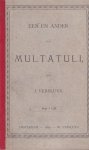 Versluys, Jan - Een en ander over Multatuli