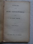 Gouw, J. ter. - Kijkjes in de oude schoolwereld. I: Oude Scholen. II: Oude Schoolboeken. 2 delen in 1 band.