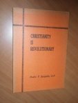 Salgado, Pedro V, O.P. - Christianity is revolutionary