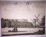 after Caspar Commelin (1636-1693) - [Antique print, etching] Weterings Poort (Weteringspoort in Amsterdam), published ca. 1726.