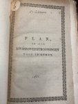 ZILLESEN, C., - Plan, hoe alle rivieroverstroomingen, bij open water of ijsverstopping, door de rivier, bij aftapping van onderen, op een bepaald noodpeil te houden, zouden kunnen worden voorgekomen, zonder krachtdadige afleidingen noodig te hebben, die de oo...