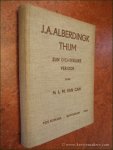 CAN, HUBERTUS LUDOVICUS MATHEUS VAN. - J.A. Alberdingk Thijm. Zijn dichterlijke periode.