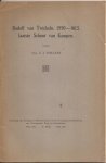 Welcker, Mej. C.J. - Rodolf van Twickelo, 1550-1613, laatste schout van Kampen