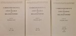 Jaffé. William (ed.) - WALRAS - William JAFFÉ [Ed.] - Correspondence of Léon Walras and related papers. Vol. I-III - 1857-1909 and indexes. [3 volumes - complete set]