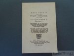 N/A. [Facsimile.] - Kort begryp der stadt Aerschot, synde een Hertoghdom in Brabant, Haere opkomste, met eene korte beschryvinge van het Beeldt der Moeder Godts, aldaer in de Collegiale Kercke Miraculeuselyck rustende...