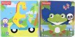  - Fisher -Price - Set van 2 - Boekjes - Plaatjes - Baby - 10 bladzijdes per boekje