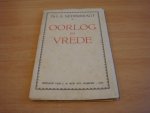 Nederbragt, J.A. - Oorlog en vrede
