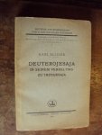 Elliger, Karl - Deuterojesaja in seinem Verhältnis zu Tritojesaja Elliger, Karl - Deuterojesaja in seinem Verhältnis zu Tritojesaja