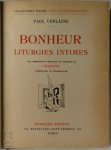 Paul Verlaine - Bonheur Liturgies intimes