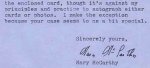 McCARTHY, Mary - Typed letter signed to a gentleman in Toronto.