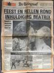 De Telegraaf - Reportage inhuldiging Beatrix als koninging op woensdag 30 april