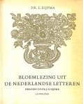 Rijpma, E. - Bloemlezing uit de Nederlandse letteren
