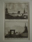 Medemblik. - Wester-Poort te Medenblik, van buiten. 1726. - Braak-Poort nu Keeren Poort te Medenblik. 1726. Medemblik. - Wester-Poort te Medenblik, van buiten. 1726. - Braak-Poort nu Keeren Poort te Medenblik. 1726.
