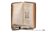 Des Champsneufs, Pierre - Davidis suspiria, excepta a Petro des Champsneufs Soc. Iesu Sacerdote. - Bound with: Anonym (Pierre Des Champsneufs). Axiomata evangelica Christi Domini et Apostolorum verbis concepta. Des Champsneufs, Pierre - Davidis suspiria, excepta a Petro des Champsneufs Soc. Iesu Sacerdote. - Bound with: Anonym (Pierre Des Champsneufs). Axiomata evangelica Christi Domini et Apostolorum verbis concepta.