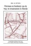 DR. D. Otten - Onstaan en betekenis van de weg- en straatnamen in Heerde