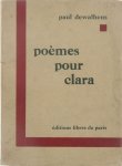 Paul Dewalhens - Poèmes pour Clara