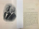 GOEDHART, G.J.D.C., - J.C. van Marken. Mannen en vrouwen van beteekenis in onze dagen.