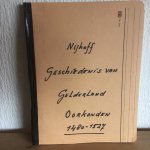 Nijhoff - Geschiedenis van Gelderland , Oorkonden, 1480-1527, nadruk