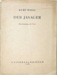 Weill, Kurt: - Der Jasager. Schuloper in zwei Akten. Text aus dem Japanischen, bearbeitet von Brecht. Klavierauszug mit Text