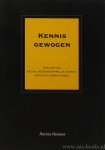 HUISMAN, P.E. - Kennis gewogen. Analyse van sociaalwetenschappelijk denken: kritiek en aanwijzingen.