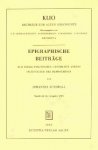 Sundwall, Johannes. - Epigraphische Beiträge zur sozial-politischen Geschichte Athens im Zeitalter des Demosthenes.