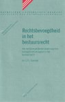 Goorden, C.P.J. - Rechtsbevoegdheid in het bestuursrecht; een rechtsvergelijkende studie naar het bevoegdhedenvraagstuk in het bestuursrecht. Diss.
