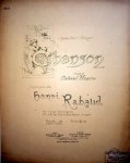 Rabaud, Henri: - Chanson. Poésie de Gabriel Vicaire. No.2. en Mi Rabaud, Henri: - Chanson. Poésie de Gabriel Vicaire. No.2. en Mi